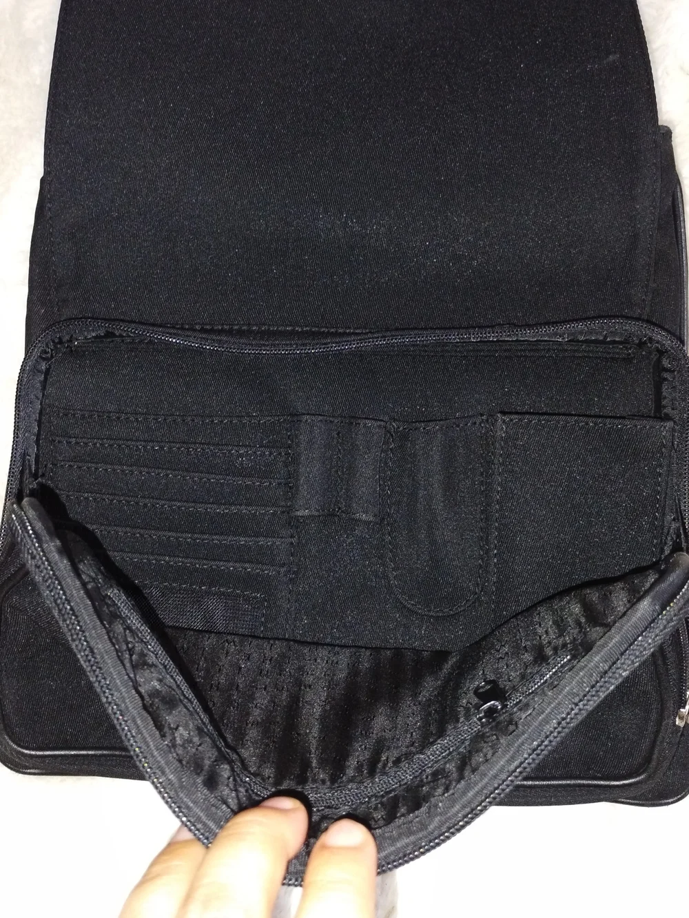 The Limited Black Men’s Messenger Crossbody Bag